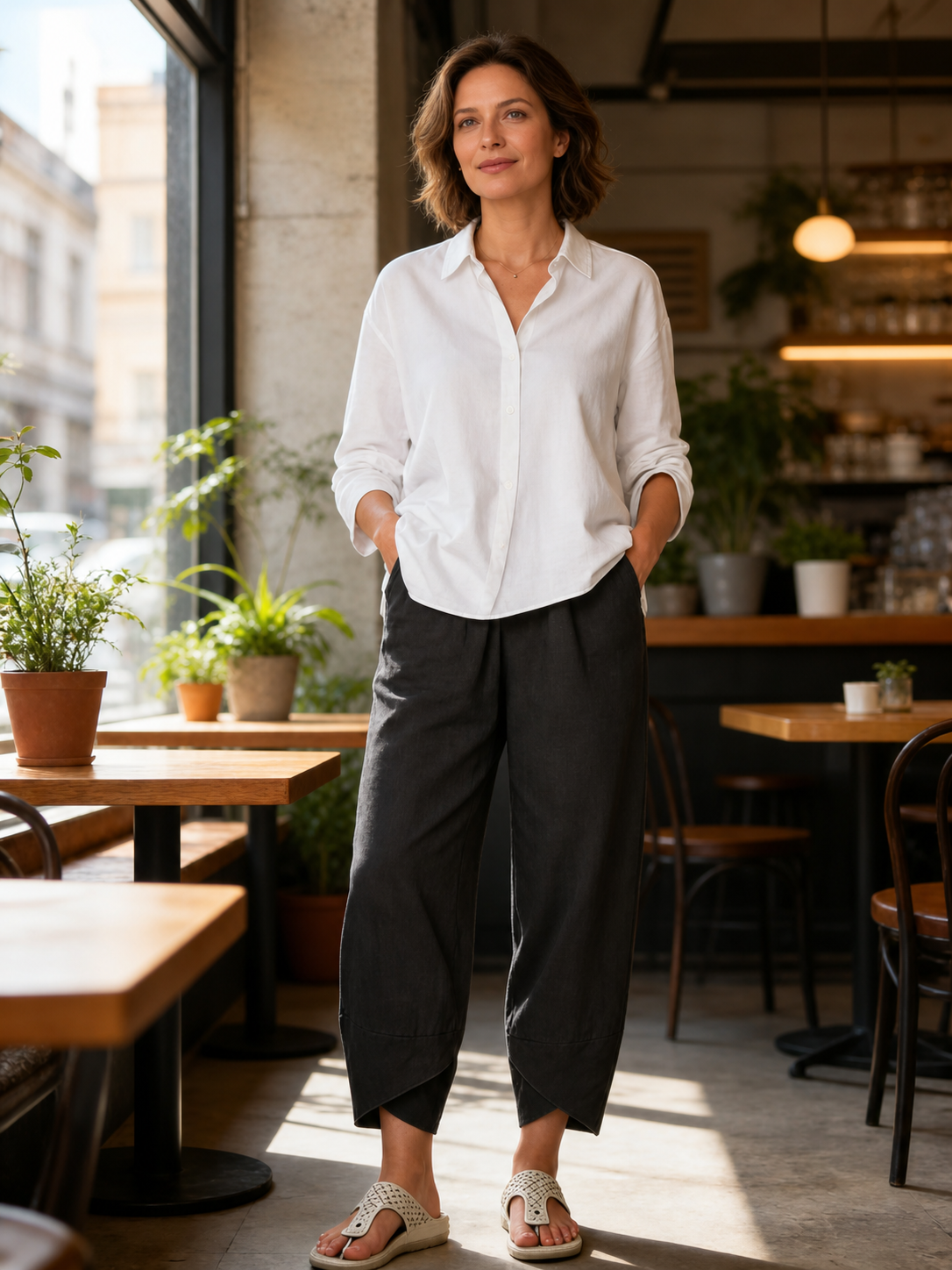 Miriam Corleone™ Relaxed Pocket Pants for Effortless Style