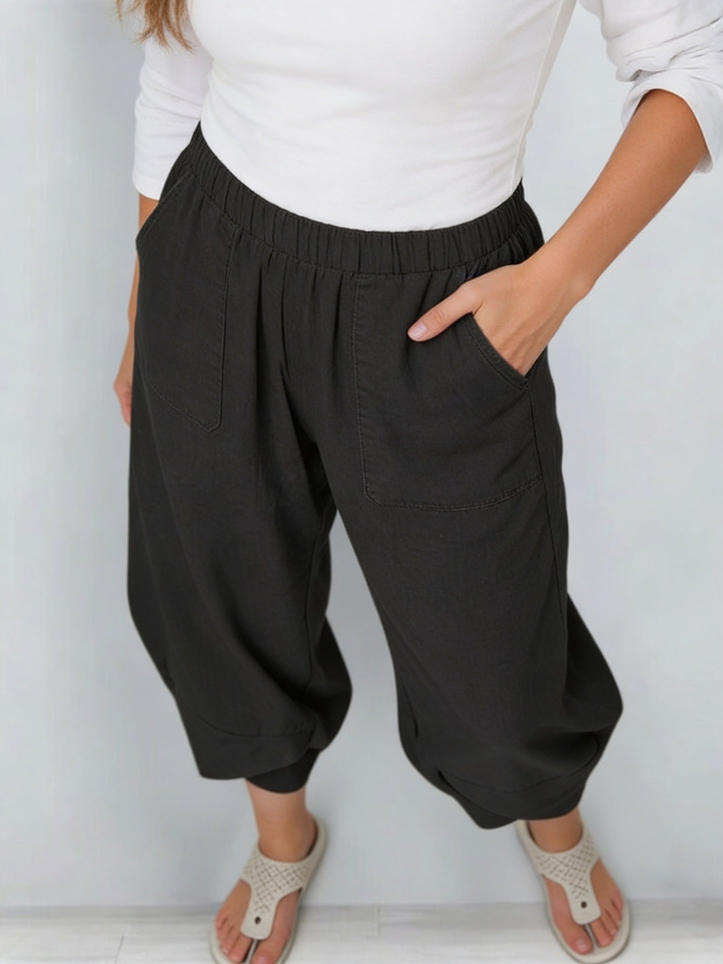 Miriam Corleone™ Relaxed Pocket Pants for Effortless Style