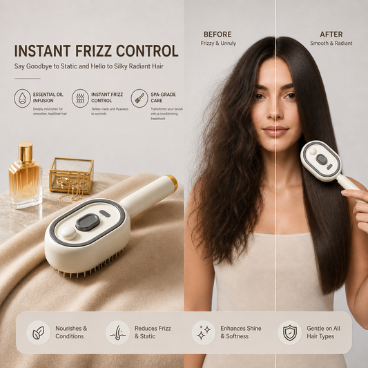 Mistané™ Hydrating Massage Hair Brush for Frizz-Free Smoothness