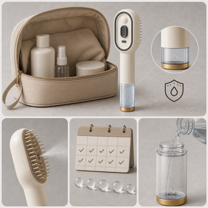 Mistané™ Hydrating Massage Hair Brush for Frizz-Free Smoothness