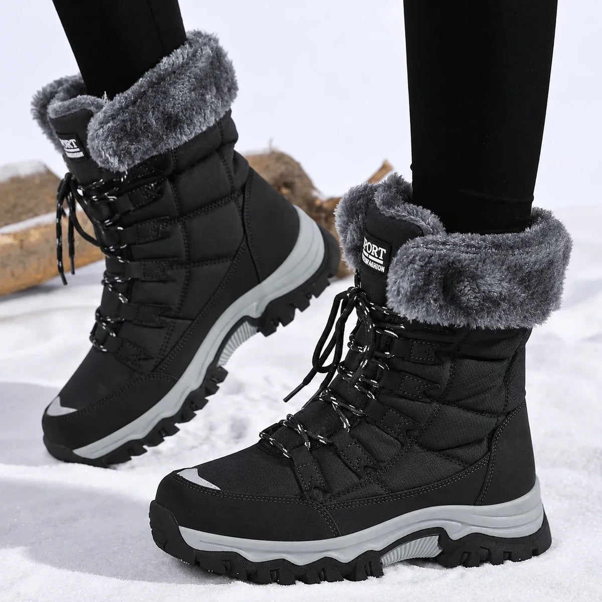 Mistella™ Weatherproof Winter Boots with Cozy Style