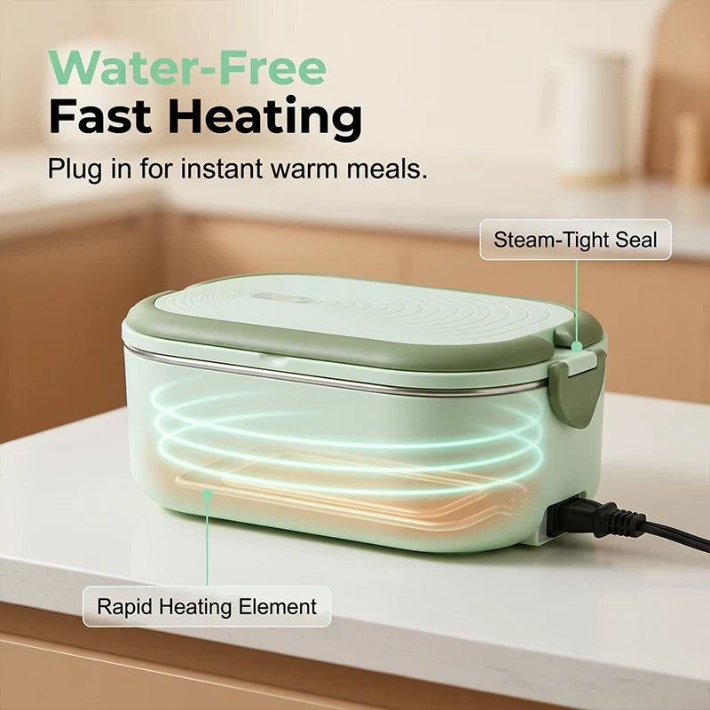 MoistHeat Pro™ Portable Heated Lunch Box for Warm Meals