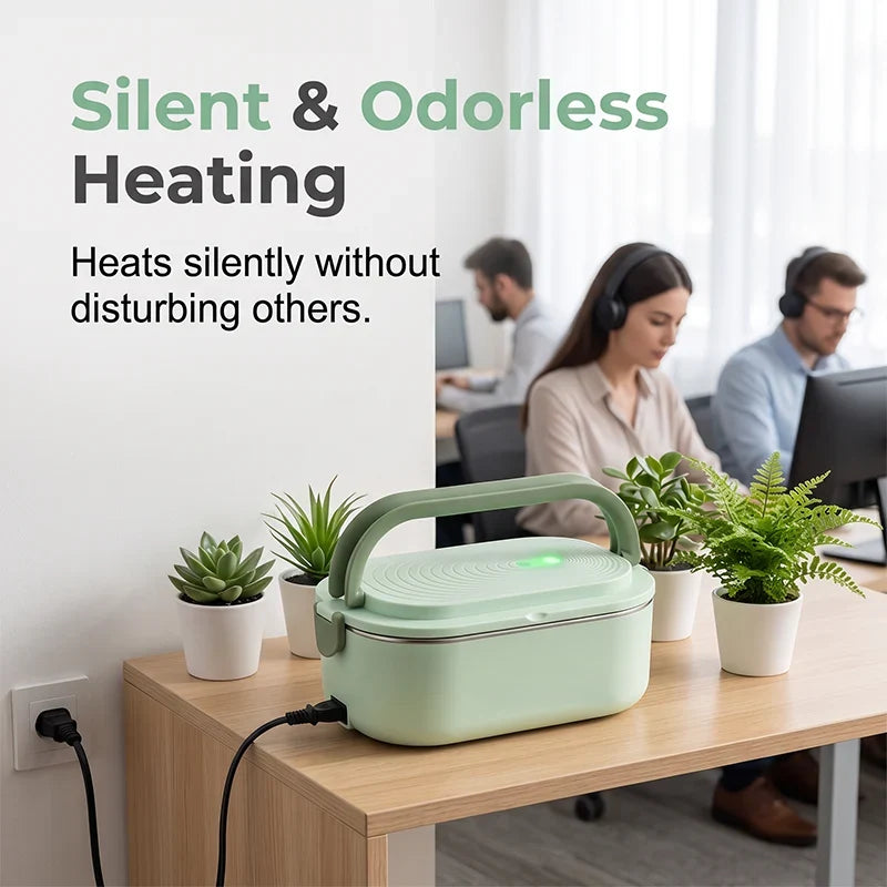 MoistHeat Pro™ Portable Heated Lunch Box for Warm Meals