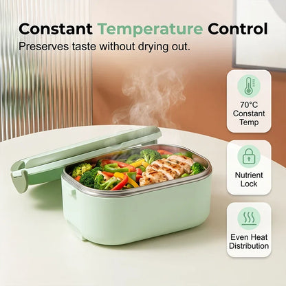 MoistHeat Pro™ Portable Heated Lunch Box for Warm Meals
