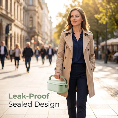 MoistHeat Pro™ Portable Heated Lunch Box for Warm Meals