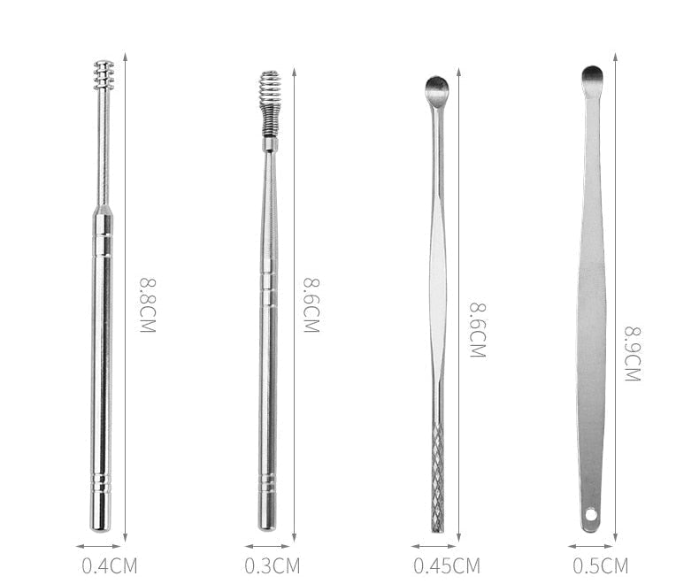 Mr CleanCare™ Spiral spring for cleaning earwax
