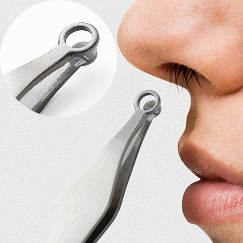 Mr. CleanCut™ Tweezers for precise nose hair trimming