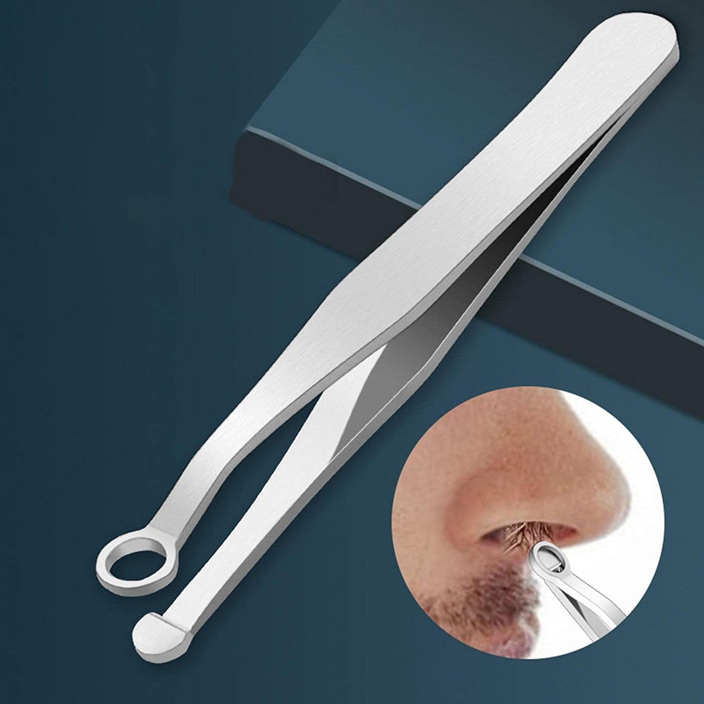 Mr. CleanCut™ Tweezers for precise nose hair trimming