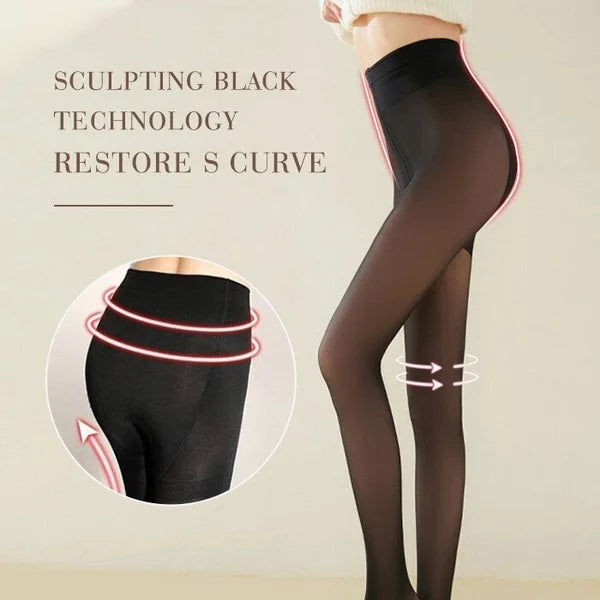 Ms Fox™ Fleece winter tights
