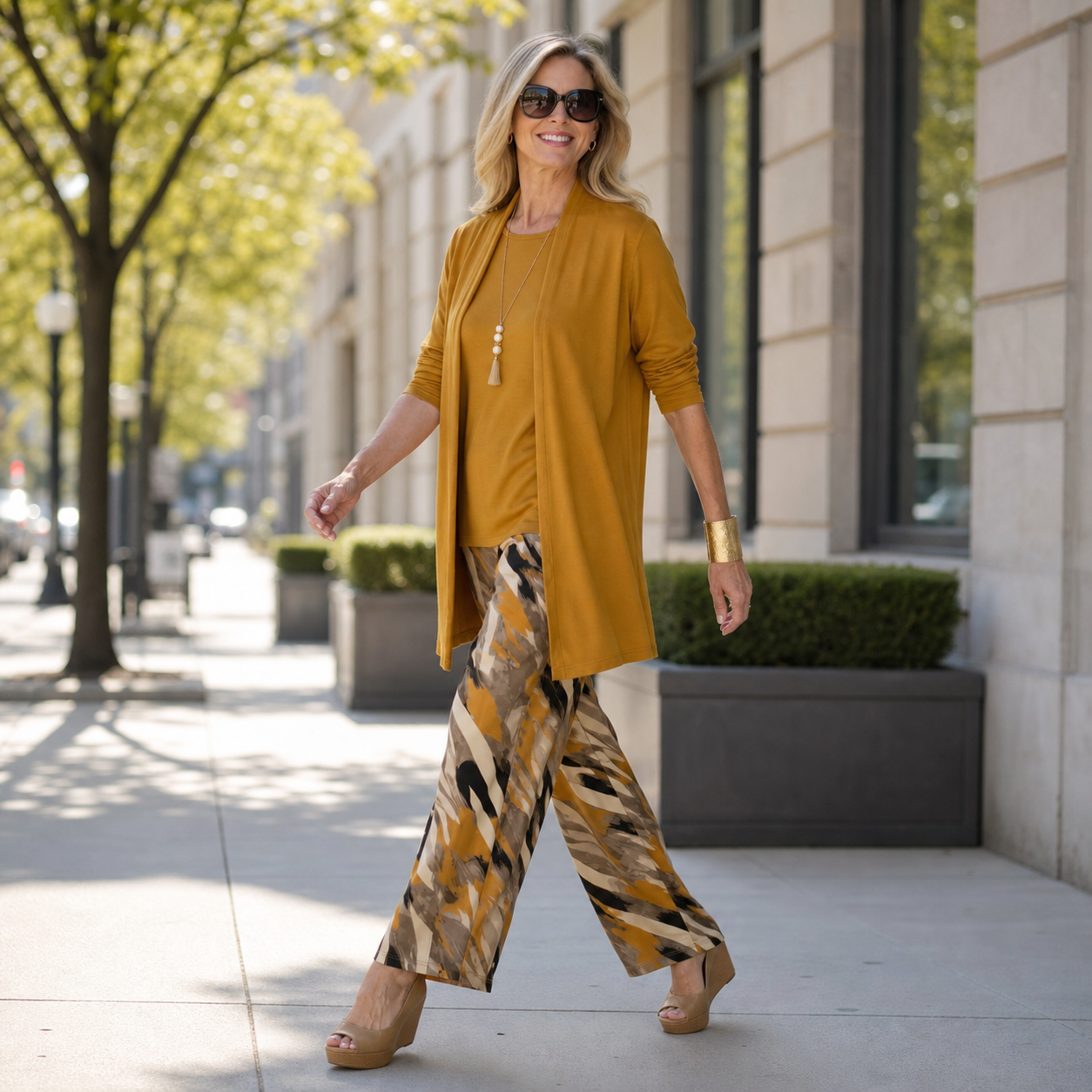 Nadia Andreotti™ Coordinated Three-Piece Set for Effortless Elegance
