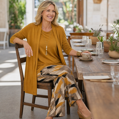 Nadia Andreotti™ Coordinated Three-Piece Set for Effortless Elegance