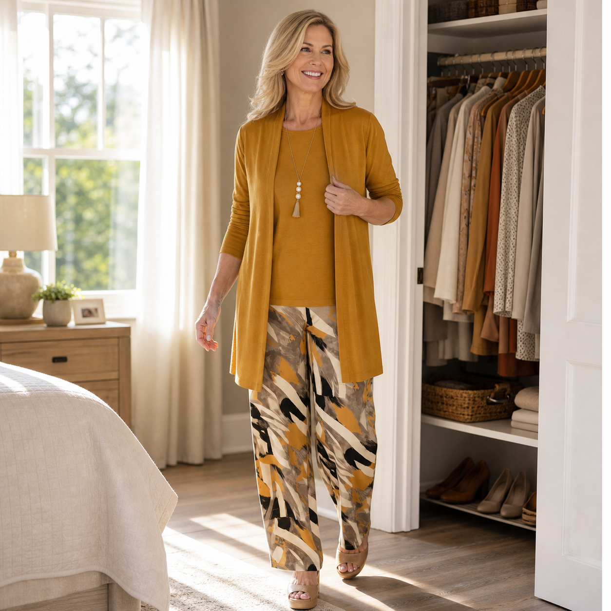 Nadia Andreotti™ Coordinated Three-Piece Set for Effortless Elegance