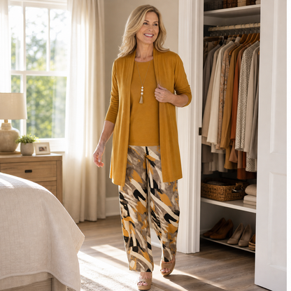 Nadia Andreotti™ Coordinated Three-Piece Set for Effortless Elegance