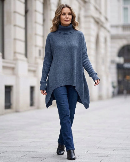 Nadia Antinori™ Soft Turtleneck Sweater for Cozy Elegance