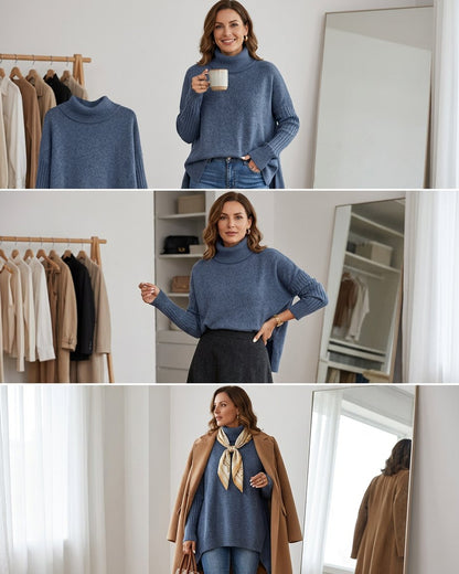 Nadia Antinori™ Soft Turtleneck Sweater for Cozy Elegance