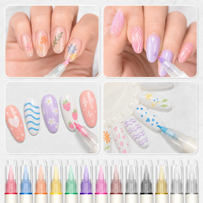 NailScribe Pro™ Fine Tip Nail Art Pens