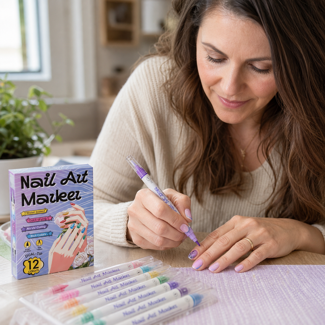 NailScribe Pro™ Fine Tip Nail Art Pens