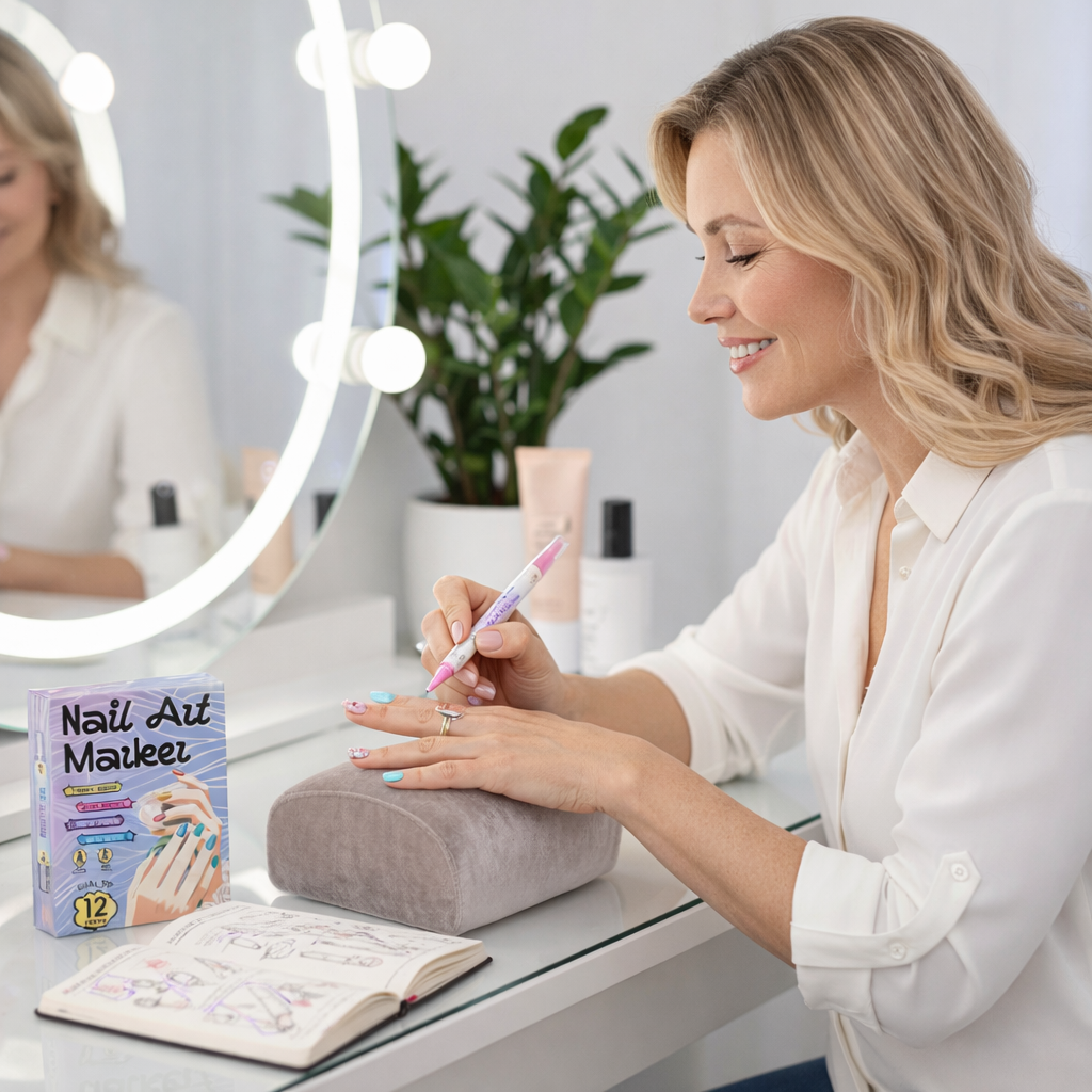 NailScribe Pro™ Fine Tip Nail Art Pens