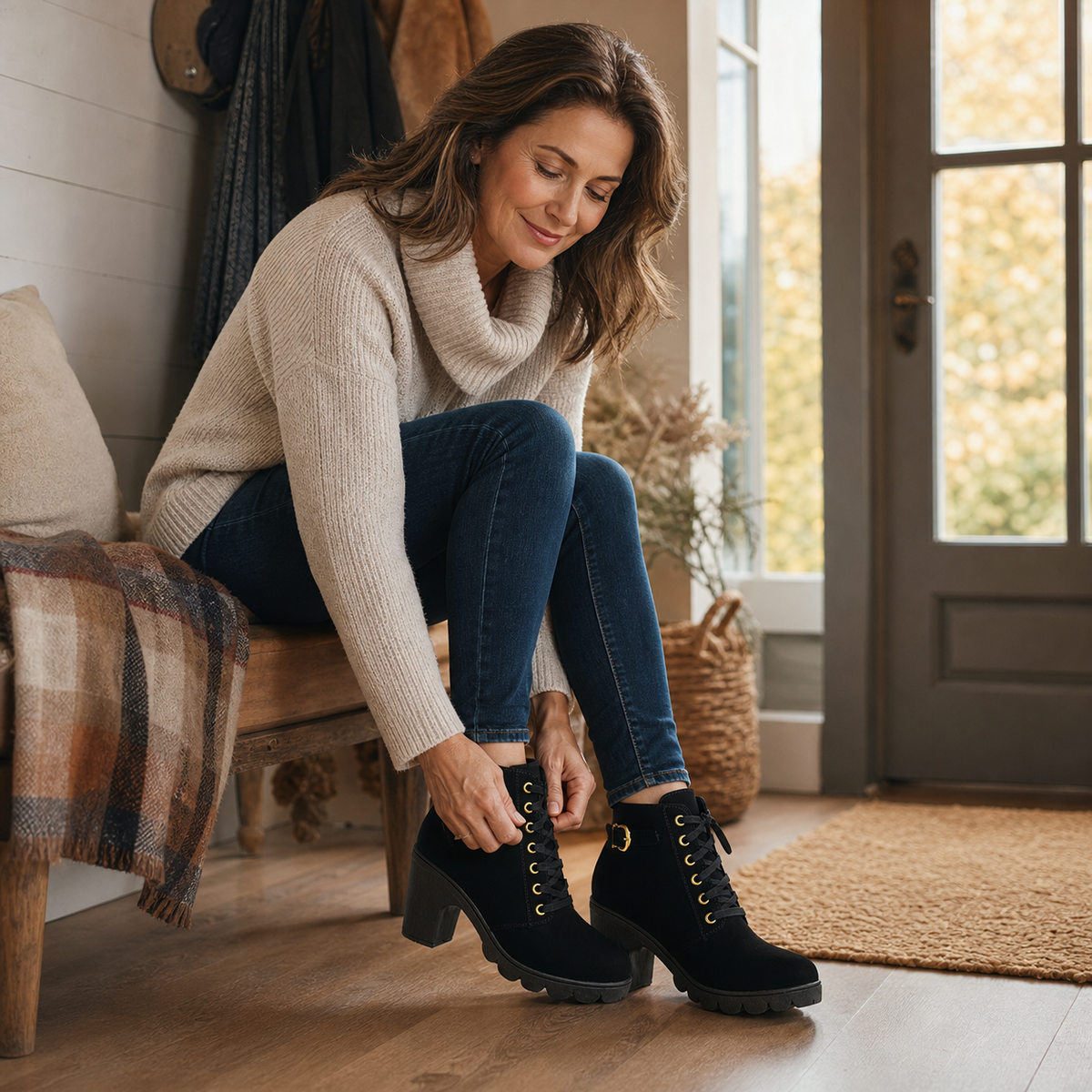 Narcisa Pasqualini™ Cozy Plush-Lined Boots for Day to Night