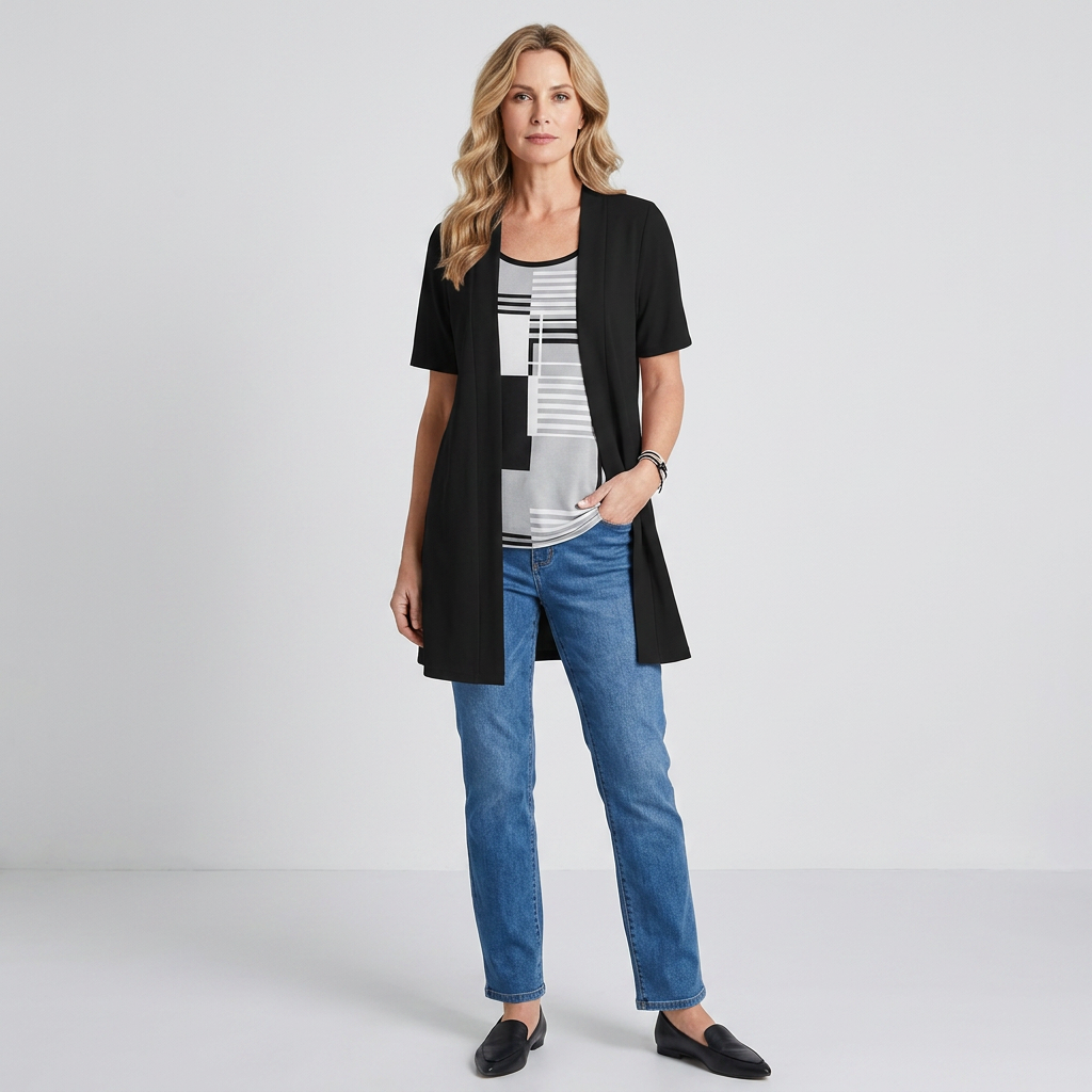 Natalia Bentivoglio™ Color Block Top for Effortless Style