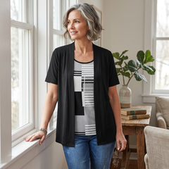 Natalia Bentivoglio™ Color Block Top for Effortless Style