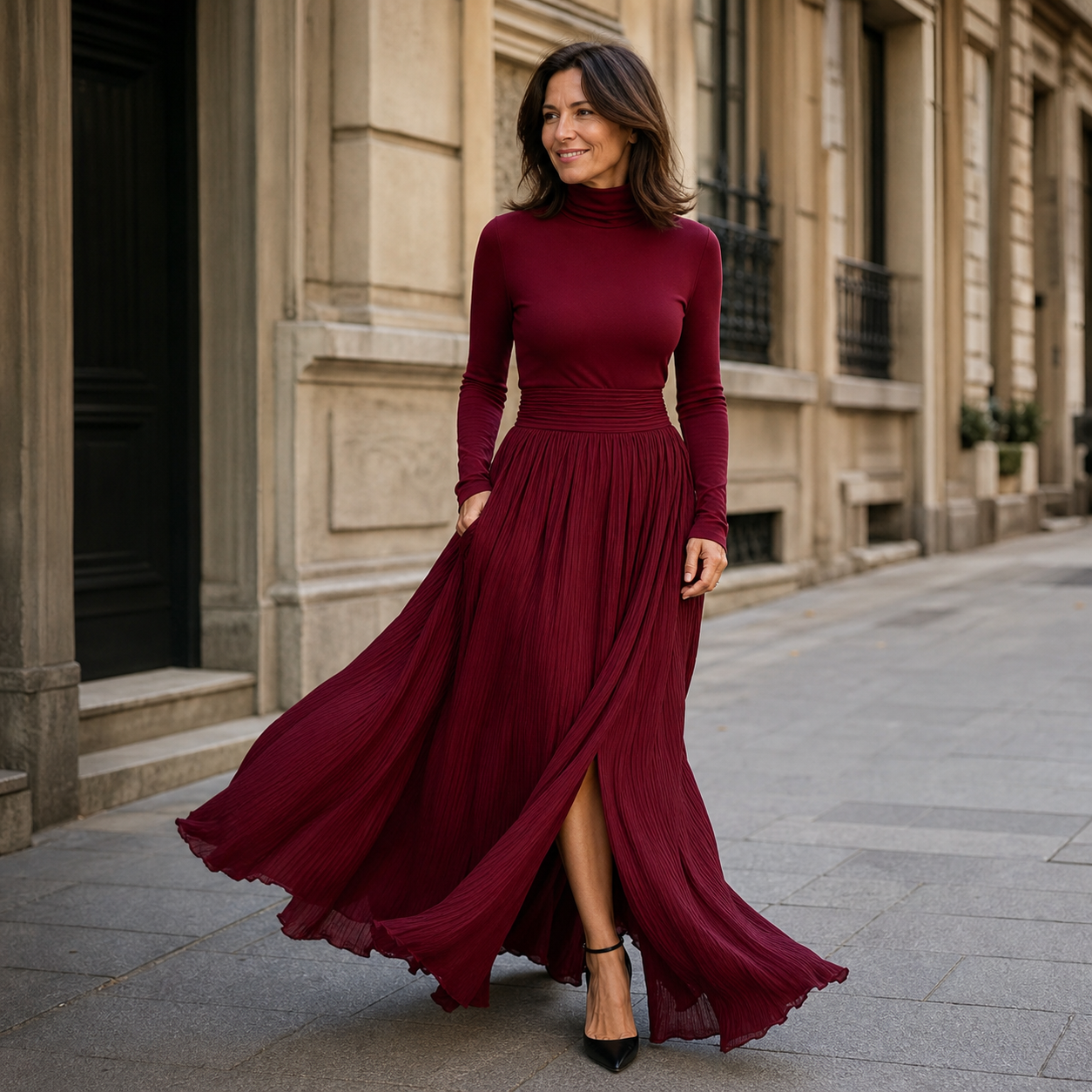Natalia Berardi™ Elegant High Waist Maxi for Any Occasion