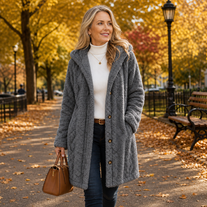 Natalia Bergonzi™ Hooded Jacket for Warm Layered Style