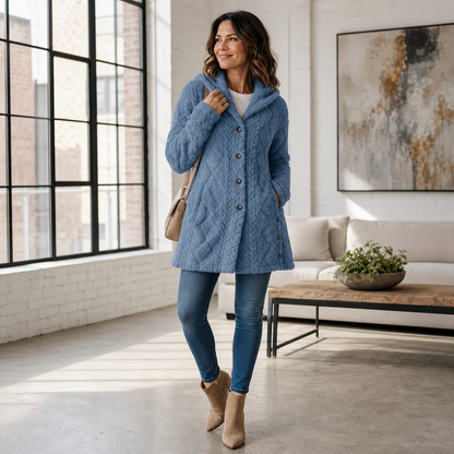 Natalia Bergonzi™ Hooded Jacket for Warm Layered Style