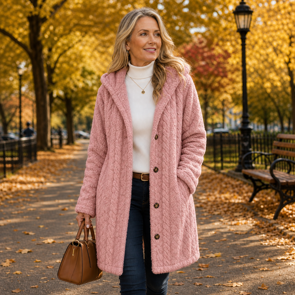 Natalia Bergonzi™ Hooded Jacket for Warm Layered Style
