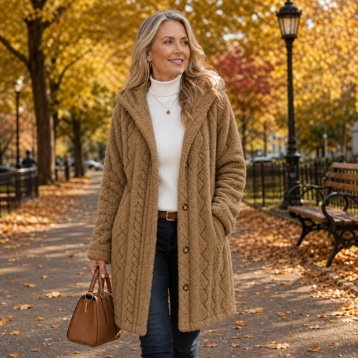 Natalia Bergonzi™ Hooded Jacket for Warm Layered Style