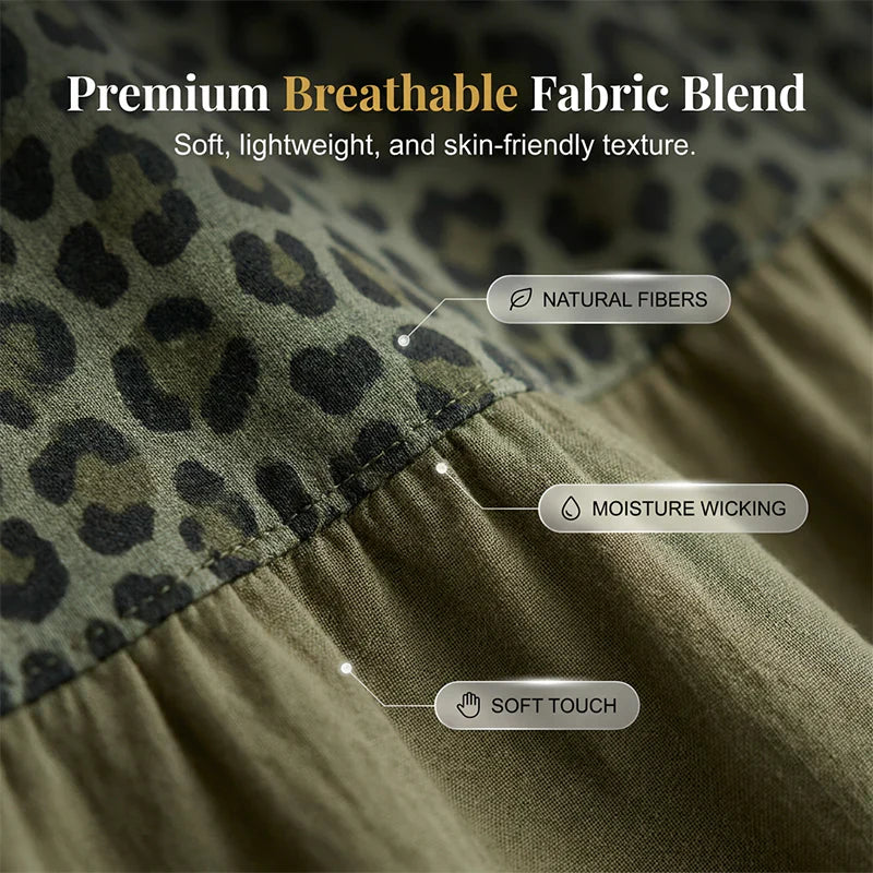 Natalia Severi™ Breathable Vacation Dress for Effortless Style