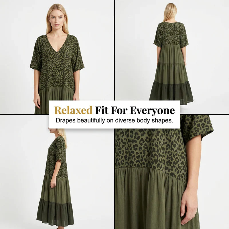 Natalia Severi™ Breathable Vacation Dress for Effortless Style