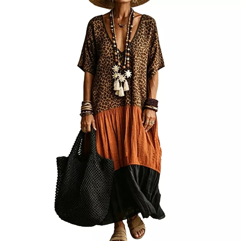 Natalia Severi™ Breathable Vacation Dress for Effortless Style