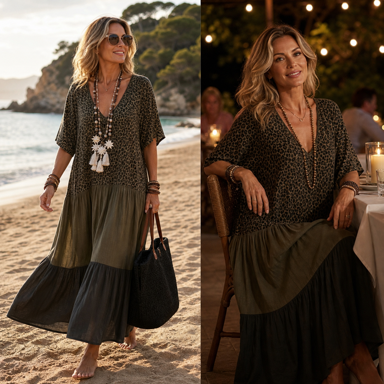 Natalia Severi™ Breathable Vacation Dress for Effortless Style