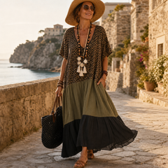 Natalia Severi™ Breathable Vacation Dress for Effortless Style