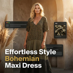 Natalia Severi™ Breathable Vacation Dress for Effortless Style