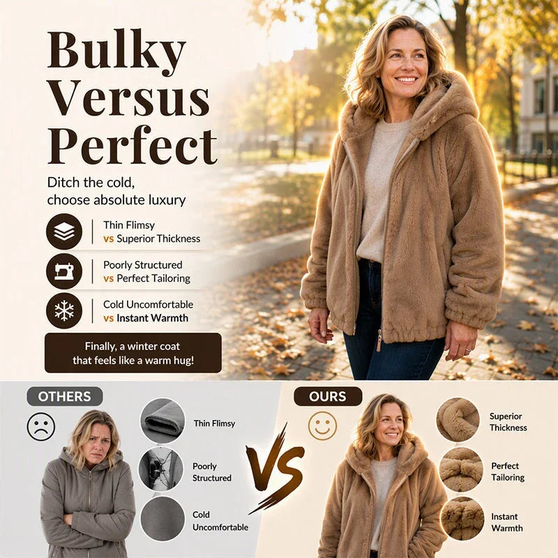 Nazzarena Perrone™ Soft Hooded Jacket for Casual Wear