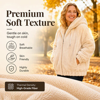 Nazzarena Perrone™ Soft Hooded Jacket for Casual Wear