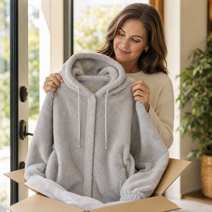 Nazzarena Perrone™ Soft Hooded Jacket for Casual Wear