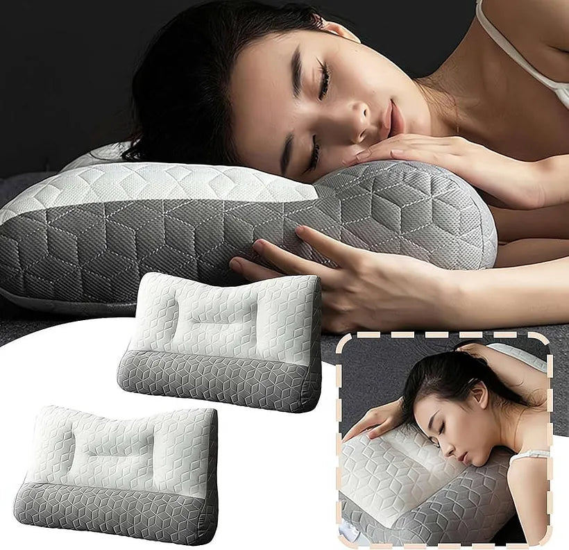 NeckContour Pro™ Supportive Memory Foam Pillow for Pain-Free Mornings