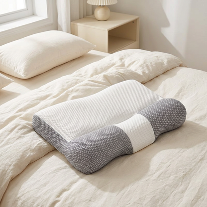 NeckContour Pro™ Supportive Memory Foam Pillow for Pain-Free Mornings