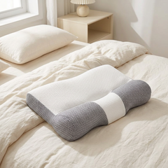 NeckContour Pro™ Supportive Memory Foam Pillow for Pain-Free Mornings