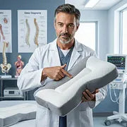 NeckContour Pro™ Supportive Memory Foam Pillow for Pain-Free Mornings