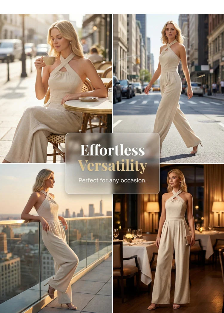 Nella Tartaglia™ Breathable Jumpsuit for Effortless Elegance