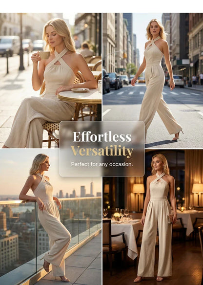Nella Tartaglia™ Breathable Jumpsuit for Effortless Elegance