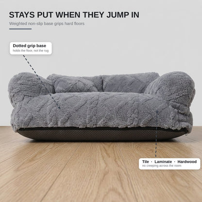 NestlCare™ Cozy Raised Pet Bed for Restful Sleep