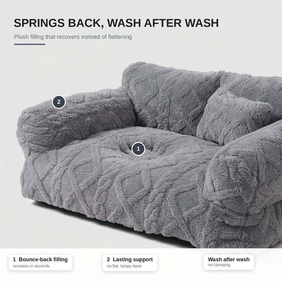 NestlCare™ Cozy Raised Pet Bed for Restful Sleep