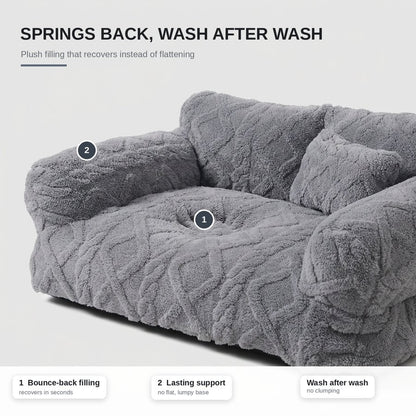 NestlCare™ Cozy Raised Pet Bed for Restful Sleep