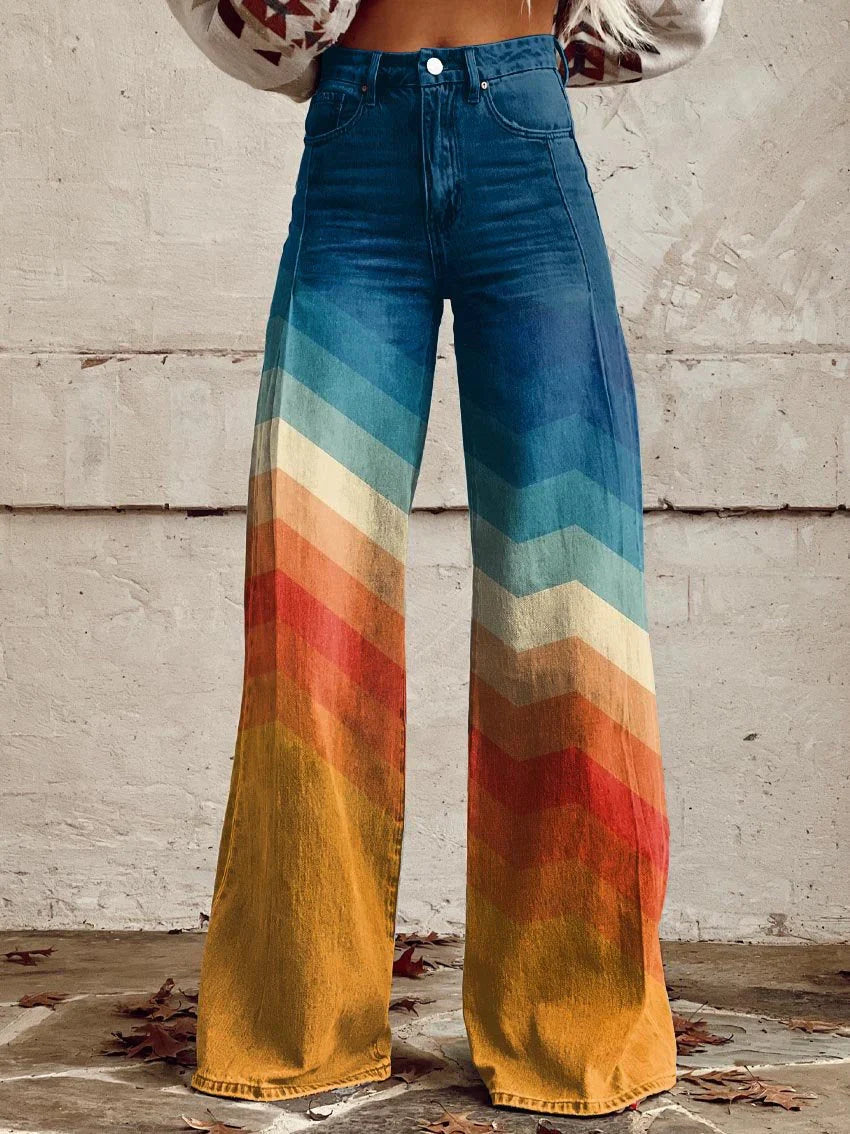 Nicoletta Ridolfi™ Flowy Top and Pants Set for Effortless Style