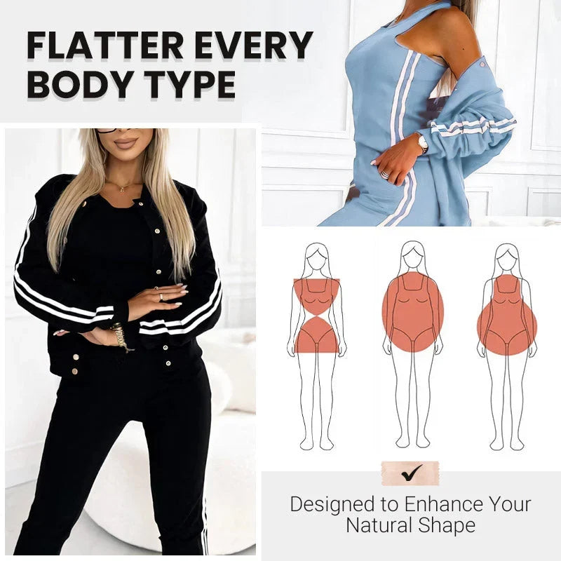 Nicolina Liguori™ Coordinated 3-Piece Set for Effortless Style